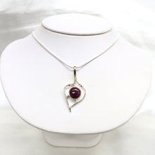 Load image into Gallery viewer, Sterling Silver Ruby Necklace