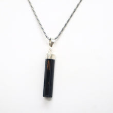 Load image into Gallery viewer, Sterling Silver Black Tourmaline Protection Pendant Necklace