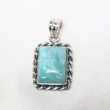 Load image into Gallery viewer, Sterling Silver Amazonite Pendant - The Gem Mine