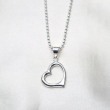 Load image into Gallery viewer, Sterling Silver Heart Necklace - The Gem Mine