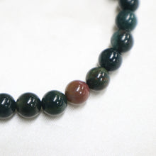 Load image into Gallery viewer, Bloodstone Bead Stretch Bracelet - The Gem Mine

