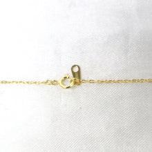 Load image into Gallery viewer, 18 Karat Gold Vermeil Circle Pendant Necklace - The Gem Mine