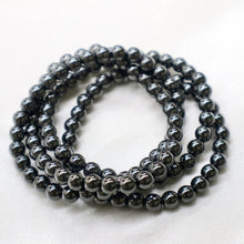 Load image into Gallery viewer, Hematite Bead Stretch Bracelet - The Gem Mine