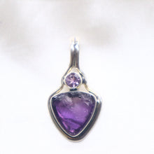 Load image into Gallery viewer, Handmade Sterling Silver Amethyst Pendant