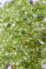 Load image into Gallery viewer, Polished Genuine Peridot Chips in Organza Pouch - The Gem Mine
