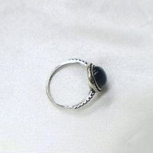 Load image into Gallery viewer, Handmade Sterling Silver Black Onyx Ring - The Gem Mine