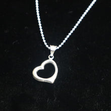 Load image into Gallery viewer, Sterling Silver Heart Necklace - The Gem Mine