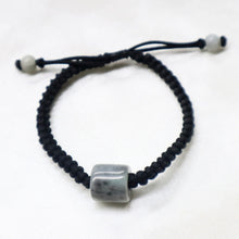 Load image into Gallery viewer, Jade by Nikolai | Burmese Jadeite Silk Cord Bracelet - The Gem Mine