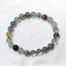 Load image into Gallery viewer, Fluorite Bead Stretch Bracelet - The Gem Mine