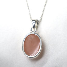 Load image into Gallery viewer, Sterling Silver Rose Quartz Necklace - The Gem Mine
