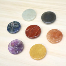 Load image into Gallery viewer, Wooden “Tree of Life” Chakra Gemstone Set