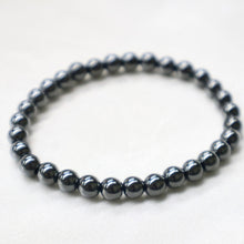 Load image into Gallery viewer, Hematite Bead Stretch Bracelet - The Gem Mine