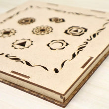 Load image into Gallery viewer, Wooden Chakra Gemstone Set