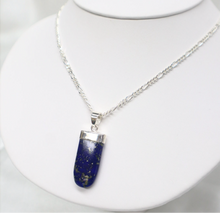 Load image into Gallery viewer, Sterling Silver Lapis Pendant Necklace