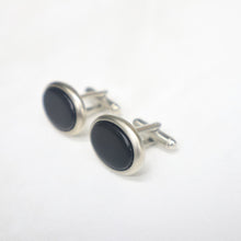 Load image into Gallery viewer, Handmade Ebony Wood Cufflinks
