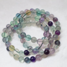 Load image into Gallery viewer, Fluorite Bead Stretch Bracelet - The Gem Mine