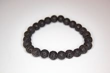 Load image into Gallery viewer, Lava 8mm Bead Bracelet - The Gem Mine