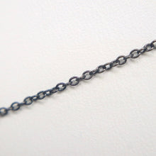 Load image into Gallery viewer, Black Sterling Silver &amp; 18 Kt Gold Vermeil Rubellite Tourmaline Necklace | Felix Z
