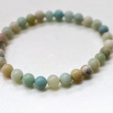 Load image into Gallery viewer, Amazonite Bead Stretch Bracelet - The Gem Mine
