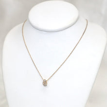 Load image into Gallery viewer, 18 Karat Gold Vermeil Diamond Necklace - The Gem Mine
