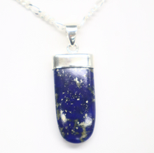 Load image into Gallery viewer, Sterling Silver Lapis Pendant Necklace
