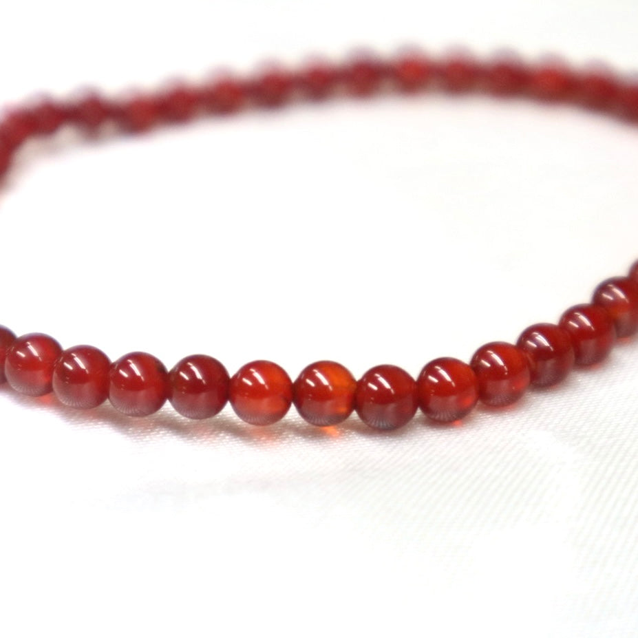 Carnelian Beaded Bracelet