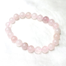 Load image into Gallery viewer, Rose Quartz Beaded Bracelet
