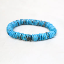 Load image into Gallery viewer, Handmade American Turquoise Stretch Bracelet
