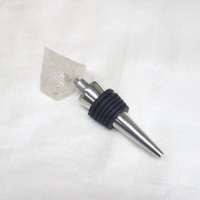 Load image into Gallery viewer, Clear Quartz Bottle Stopper - The Gem Mine
