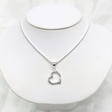 Load image into Gallery viewer, Sterling Silver Heart Necklace - The Gem Mine
