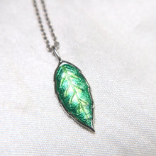 Load image into Gallery viewer, Sterling Silver Leaf Necklace | Nicole Barr - The Gem Mine
