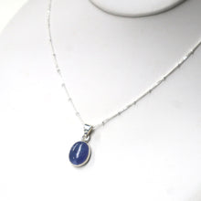 Load image into Gallery viewer, Handmade Sterling Silver Tanzanite Pendant Necklace
