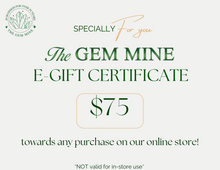Load image into Gallery viewer, E-Gift Certificate for online store - The Gem Mine
