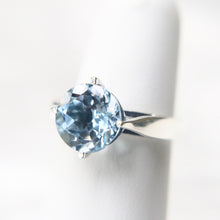 Load image into Gallery viewer, Handmade Sterling Silver Blue Topaz Ring
