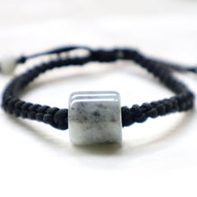 Load image into Gallery viewer, Jade by Nikolai | Burmese Jadeite Silk Cord Bracelet - The Gem Mine
