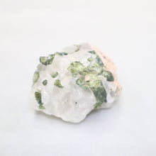 Load image into Gallery viewer, Green Tourmaline in Quartz with Feldspar - The Gem Mine
