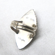 Load image into Gallery viewer, Handmade Navajo Sterling Silver Inlaid Ring - The Gem Mine
