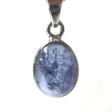 Load image into Gallery viewer, Handmade Sterling Silver Tanzanite Pendant Necklace
