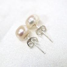 Load image into Gallery viewer, Sterling Silver Freshwater Pearl Stud Earrings
