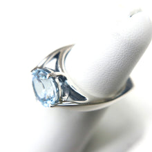 Load image into Gallery viewer, Handmade Sterling Silver Blue Topaz Ring
