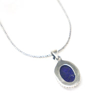 Load image into Gallery viewer, Sterling Silver &amp; Lapis Pendant Necklace
