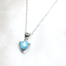Load image into Gallery viewer, Sterling  Silver Larimar Pendant Necklace
