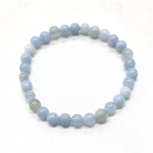 Load image into Gallery viewer, Aquamarine Beaded Bracelet
