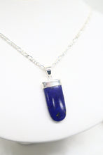 Load image into Gallery viewer, Sterling Silver Lapis Pendant Necklace
