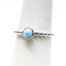 Load image into Gallery viewer, Sterling Silver Larimar Ring
