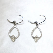Load image into Gallery viewer, Sterling Silver Herkimer Diamond Dangle Earrings | Felix Z - The Gem Mine
