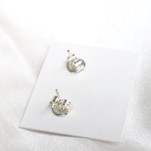 Load image into Gallery viewer, Sterling Silver Larimar Stud Earrings - The Gem Mine
