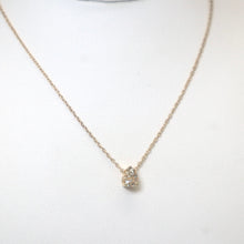 Load image into Gallery viewer, 18 Karat Gold Vermeil Diamond Necklace - The Gem Mine
