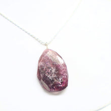 Load image into Gallery viewer, Sterling Silver Hand-wired Pink Tourmaline Necklace
