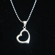 Load image into Gallery viewer, Sterling Silver Heart Necklace - The Gem Mine
